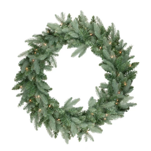 Northlight Pre-Lit Washington Frasier Fir Artificial Christmas Wreath - 24-Inch, Clear Lights 3 Northlight Pre-Lit Washington Frasier Fir Artificial Christmas Wreath - 24-Inch, Clear Lights