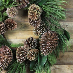 Northlight Pine Cones And Foliage Christmas Wreath - 28-Inch, Unlit -Northlight Shop northlight gb135611188001 3 06051.1599873092