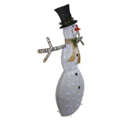 Northlight 72" White And Black LED Lighted Snowman With Top Hat Christmas Outdoor Decoration 10 Northlight 72" White And Black LED Lighted Snowman With Top Hat Christmas Outdoor Decoration -Northlight Shop northlight h87080 1 82628.1634989754
