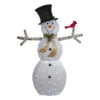 Northlight 72" White And Black LED Lighted Snowman With Top Hat Christmas Outdoor Decoration 2 Northlight 72" White And Black LED Lighted Snowman With Top Hat Christmas Outdoor Decoration -Northlight Shop northlight h87080 01643.1588415301