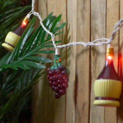 Northlight 10-Count Grape And Wine Bottle Novelty String Christmas Light Set, 7.5ft White Wire -Northlight Shop northlight ha28736 3 updated2021 72361.1616771847