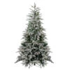Northlight 7.5' Pre-Lit Medium Flocked Winfield Fir Artificial Christmas Tree - Warm White LED Lights -Northlight Shop northlight hb27065 66154.1664990617