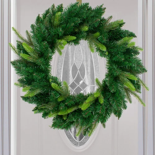 Northlight Gunnison Pine Artificial Christmas Wreath - 24-Inch, Unlit 4 Northlight Gunnison Pine Artificial Christmas Wreath - 24-Inch, Unlit - Image 2