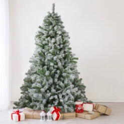 Northlight 7.5' Flocked Winter Park Fir Artificial Christmas Tree - Unlit -Northlight Shop northlight hb27123 7 10655.1588357465