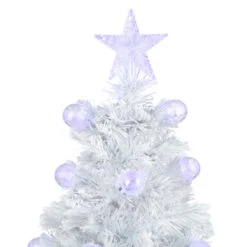 Northlight 3' Pre-Lit White Fiber Optic Artificial Christmas Tree, White Lights -Northlight Shop northlight j65105 3 58563.1638917346