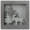 Northlight 10" Glittered Moose Silhouette Box Framed Christmas Table Decoration -Northlight Shop northlight ja15782 1 81247.1638203360