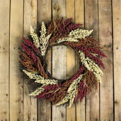 Northlight Autumn Harvest Mixed Heather Artificial Grapevine Wreath, 22 Inch Unlit -Northlight Shop northlight kji2015971updated 23774.1636719539