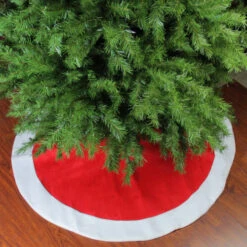 Northlight 48" Red And White Traditional Christmas Tree Skirt With Border 6 Northlight 48" Red And White Traditional Christmas Tree Skirt With Border -Northlight Shop northlight l18987 2 56635.1588351421