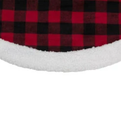 Northlight 48" Black And Red Buttoned Buffalo Plaid Christmas Tree Skirt -Northlight Shop northlight l27899 1 34153.1588357471