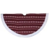 Northlight 48" Red And White Knitted Snowflake Lodge Christmas Tree Skirt -Northlight Shop northlight l27903 97582.1588357514