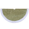 Northlight 20" Gold Glittered Mini Christmas Tree Skirt With Faux Fur Trim 2 Northlight 20" Gold Glittered Mini Christmas Tree Skirt With Faux Fur Trim -Northlight Shop northlight l27919 1 31978.1588396890