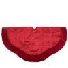 Northlight 48" Red Glittered Swirl Trimmed Christmas Tree Skirt -Northlight Shop northlight l34499 01359.1665433296