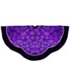 Northlight 48" Purple And Silver Glittered Floral Christmas Tree Skirt -Northlight Shop northlight l34936 updated 54116.1588359214