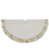Northlight 48" Beige And Ivory Contemporary Christmas Tree Skirt -Northlight Shop northlight l85456 1 95496.1588369418