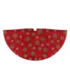 Northlight 20" Metallic Red With Green And White Snowflakes Mini Christmas Tree Skirt 1 Northlight 20" Metallic Red With Green And White Snowflakes Mini Christmas Tree Skirt -Northlight Shop northlight l85594 updated 59610.1588350657