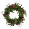 Northlight 24" Rustic Red Jingle Bell, Berry And Pine Cone Artificial Christmas Wreath -Northlight Shop northlight nl00145 59990.1588369293