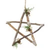 Northlight 13.75" Snowy Pinecone Branch Christmas Star Wall Decor -Northlight Shop northlight nl00540 star updated2022 37549.1665610737