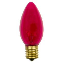 Northlight Pack Of 25 Transparent C9 Pink Christmas Replacement Bulbs -Northlight Shop northlight nl03849 2 76114.1645058416