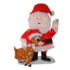 Northlight 32" Red And White Prelit Waving Santa Claus Christmas Outdoor Decor -Northlight Shop northlight pw20307 73808.1588405863