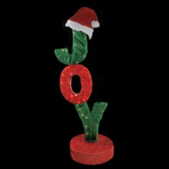 Northlight 43.5" Rotating Red And Green Lighted "JOY" Sign Outdoor Christmas Decoration -Northlight Shop northlight pw 16002 l2d 3 17220.1588415644