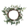 Northlight White Cotton Flowers With Foliage Spring Twig Wreath, 18-Inch, Unlit -Northlight Shop northlight sh14620 05601.1587644062