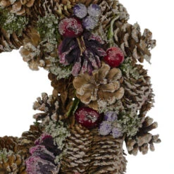 Northlight Iced Pine Cone And Berries With Botanicals Artificial Christmas Wreath, 13-Inch, Unlit 7 Northlight Iced Pine Cone And Berries With Botanicals Artificial Christmas Wreath, 13-Inch, Unlit -Northlight Shop northlight sh36229 2 32422.1587643029
