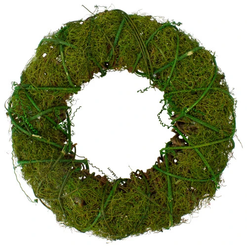 Northlight Moss And Vine Artificial Wreath, Green 12-Inch 3 Northlight Moss And Vine Artificial Wreath, Green 12-Inch