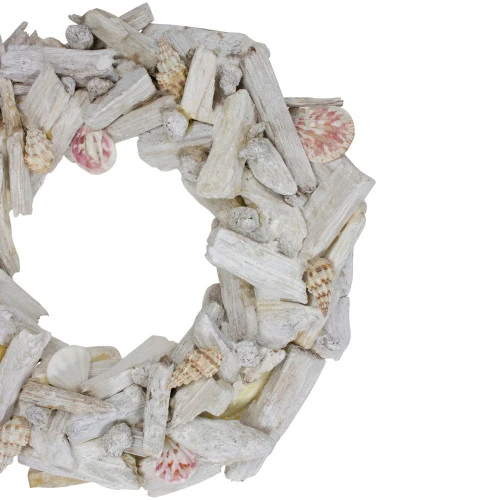 Northlight Nautical Driftwood And Seashell Summer Wreath, 12-Inch 5 Northlight Nautical Driftwood And Seashell Summer Wreath, 12-Inch - Image 3