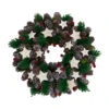 Northlight Pine Cone And Berries With Stars Artificial Christmas Wreath, 10-Inch, Unlit -Northlight Shop northlight sh86366 38140.1665610744