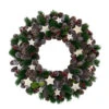 Northlight Pine Cone With Berries And Stars Artificial Christmas Wreath, 14-Inch, Unlit -Northlight Shop northlight sh86367 04489.1588370619