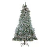 Northlight 7.5' Pre-Lit Full Winema Pine Flocked Artificial Christmas Tree - Clear Lights -Northlight Shop northlight sp15063 59020.1665260243
