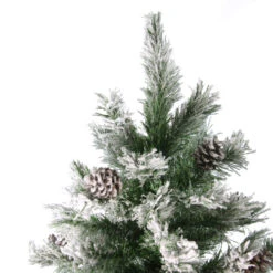 Northlight 6' Medium Flocked Angel Pine Artificial Christmas Tree - Unlit -Northlight Shop northlight v03979 secondary 55598.1667399133