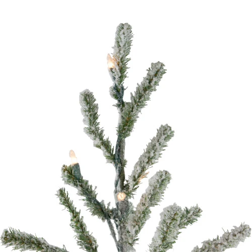 Northlight 5' Pre-Lit Medium Flocked Alpine Twig Artificial Christmas Tree - Warm White Lights 6 Northlight 5' Pre-Lit Medium Flocked Alpine Twig Artificial Christmas Tree - Warm White Lights - Image 4