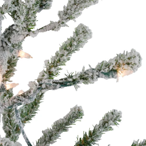 Northlight 5' Pre-Lit Medium Flocked Alpine Twig Artificial Christmas Tree - Warm White Lights 4 Northlight 5' Pre-Lit Medium Flocked Alpine Twig Artificial Christmas Tree - Warm White Lights - Image 2