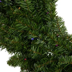 Northlight Pre-Lit LED Canadian Pine Artificial Christmas Wreath, 30-Inch, Multicolor Lights -Northlight Shop northlight v15838 03 05392.1689345450