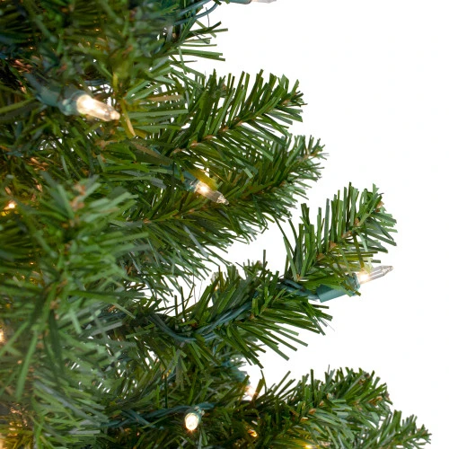 Northlight 2' Pre-Lit Medium Canadian Pine Artificial Christmas Tree - Clear Lights 4 Northlight 2' Pre-Lit Medium Canadian Pine Artificial Christmas Tree - Clear Lights - Image 2