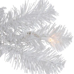 Northlight Pre-Lit Snow White Artificial Christmas Wreath, 24-Inch, Clear Lights 12 Northlight Pre-Lit Snow White Artificial Christmas Wreath, 24-Inch, Clear Lights -Northlight Shop northlight v15860 04 47872.1691074599
