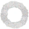 Northlight Pre-Lit White Commercial Snow White Pine Artificial Christmas Wreath - 6-Foot, Clear Lights -Northlight Shop northlight v15861 00604.1588353954