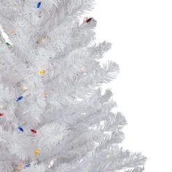 Northlight 3' Pre-Lit Snow White Artificial Christmas Tree, Multi Lights -Northlight Shop northlight v15872 02 09602.1692371582