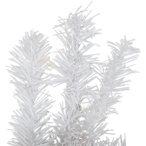 Northlight Pre-Lit LED White Canadian Pine Artificial Christmas Wreath, 30-Inch, Clear Lights 8 Northlight Pre-Lit LED White Canadian Pine Artificial Christmas Wreath, 30-Inch, Clear Lights - Image 6