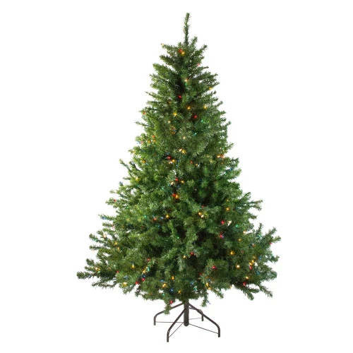 Northlight 5' Pre-Lit Medium Canadian Pine Artificial Christmas Tree - Multicolor Lights 3 Northlight 5' Pre-Lit Medium Canadian Pine Artificial Christmas Tree - Multicolor Lights