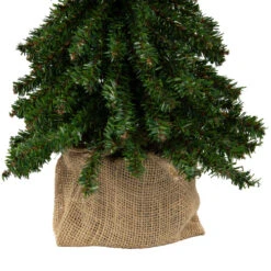 Northlight 15" Downswept Village Pine Medium Artificial Christmas Tree In Burlap Base, Unlit 12 Northlight 15" Downswept Village Pine Medium Artificial Christmas Tree In Burlap Base, Unlit -Northlight Shop northlight v15949 02 65094.1689777555