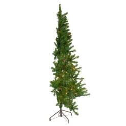 Northlight 6.5' Pre-Lit Canadian Pine Slim Artificial Christmas Wall Tree - Multicolor Lights 9 Northlight 6.5' Pre-Lit Canadian Pine Slim Artificial Christmas Wall Tree - Multicolor Lights -Northlight Shop northlight v27344 1 63103.1588397325