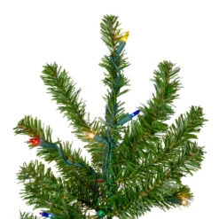 Northlight 6.5' Pre-Lit Canadian Pine Slim Artificial Christmas Wall Tree - Multicolor Lights 10 Northlight 6.5' Pre-Lit Canadian Pine Slim Artificial Christmas Wall Tree - Multicolor Lights -Northlight Shop northlight v27344 2 07726.1588397325