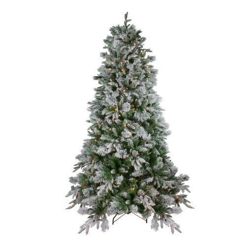Northlight 6.5' Pre-Lit LED Full Mixed Rosemary Emerald Angel Pine Artificial Christmas Tree - Clear Lights 3 Northlight 6.5' Pre-Lit LED Full Mixed Rosemary Emerald Angel Pine Artificial Christmas Tree - Clear Lights