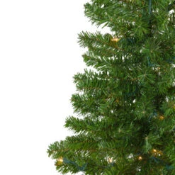 Northlight 6.5' Pre-Lit Canadian Pine Slim Artificial Christmas Wall Tree - Clear Lights -Northlight Shop northlight v27378 1 75152.1664379665