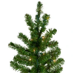 Northlight 6.5' Pre-Lit Canadian Pine Slim Artificial Christmas Wall Tree - Clear Lights -Northlight Shop northlight v27378 2 88705.1664379665