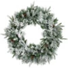 Northlight Flocked Rosemary Emerald Angel Pine Artificial Christmas Wreath - 30-Inch, Unlit -Northlight Shop northlight v27388 01 55082.1690556150