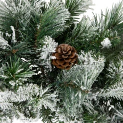 Northlight Flocked Rosemary Emerald Angel Pine Artificial Christmas Wreath - 30-Inch, Unlit -Northlight Shop northlight v27388 03 20142.1690556147