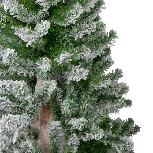 Northlight Set Of 3 Flocked Alpine Artificial Christmas Trees - Unlit 6 Northlight Set Of 3 Flocked Alpine Artificial Christmas Trees - Unlit - Image 4